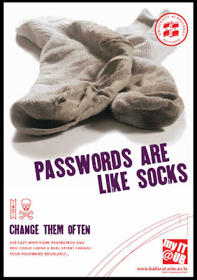 Please change your password. It smells awful!