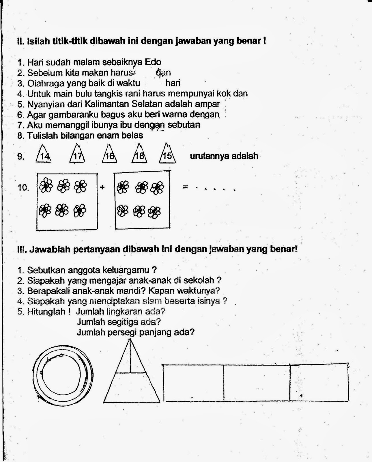 Download Soal Tematik Kelas 1 Sd Mi Semester 1 Kurikulum 2013 To S Kom Selamat Datang Di Web Sunar