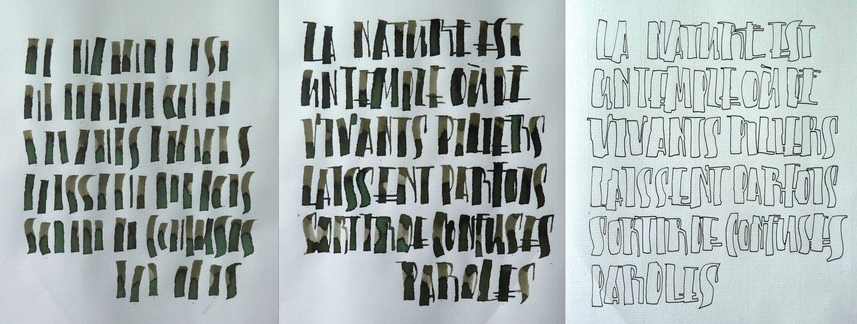 L Ivre De Lettres Et De Couleurs Journal Graphique From Asemic To Calligraphic