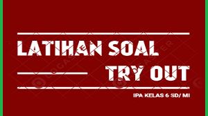 Latihan Soal Try Out IPA Kelas 6 SD/MI