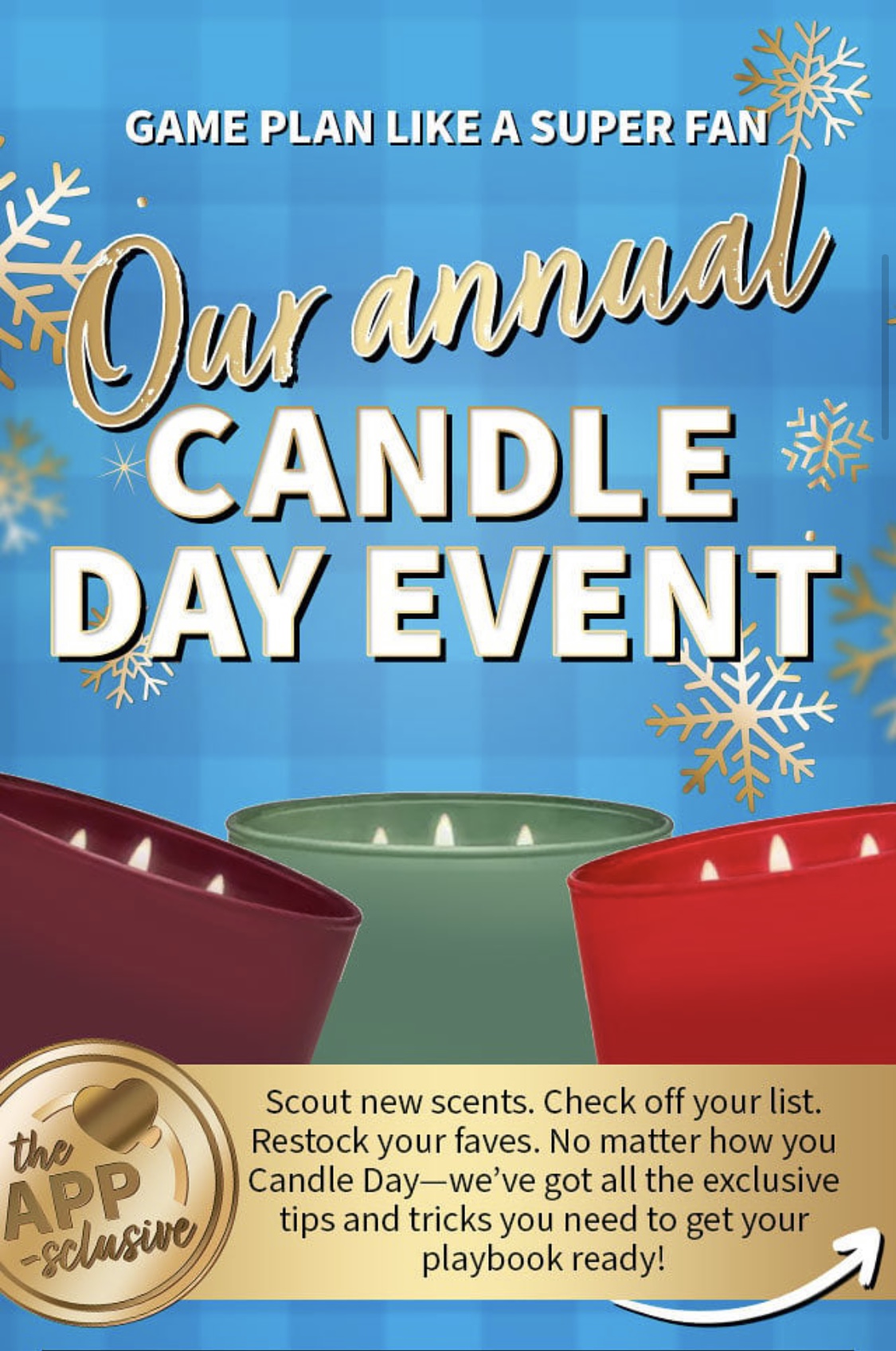Life Inside The Page Bath Body Works Annual Candle Day S App Users Get Early Access December 1st 8 Pm 12 Am Online Only