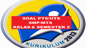 Download Soal PTS/UTS MATEMATIKA Kelas 8 Semester 2 SMP/MTs Kurikulum 2013