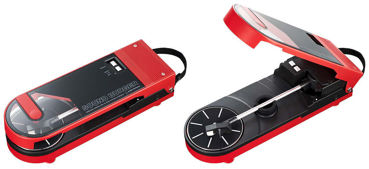 Audio Technica Reissues Anniversary Portable Sound Burger Turntable