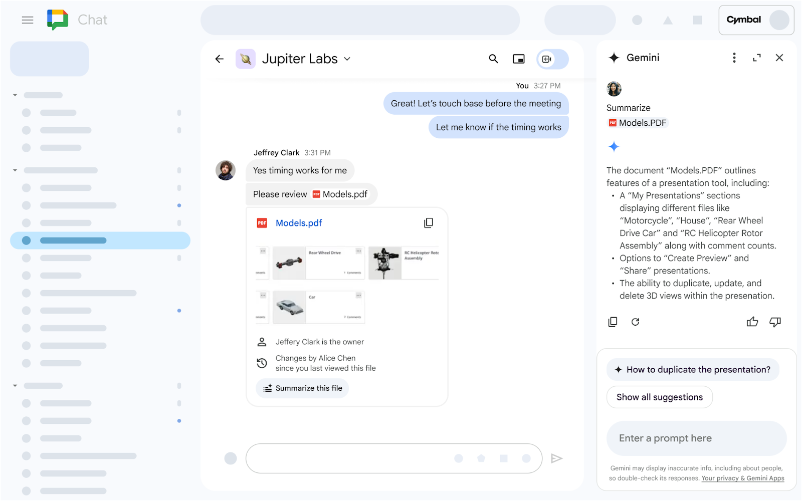 See summaries of even more file types directly in Google Chat