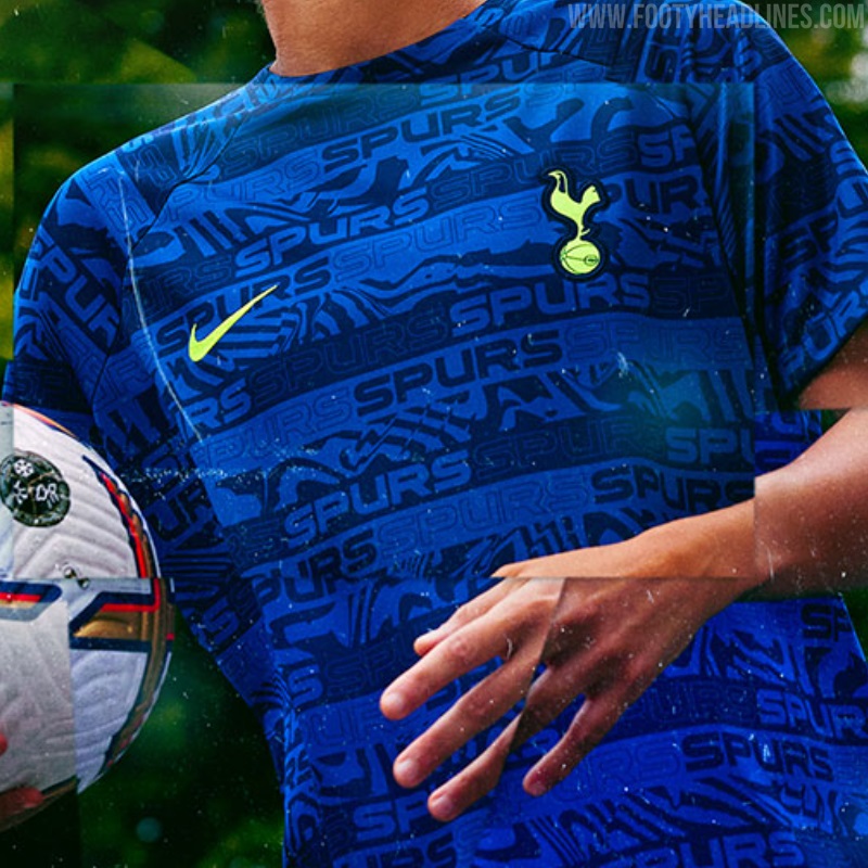 Tottenham 22 23 Pre Match Shirt Training Kit Released Footy Headlines