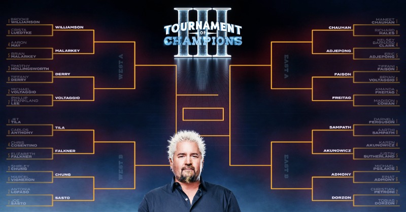 Food Network Gossip Tournament Of Champions Season 3 Bracket And Winners