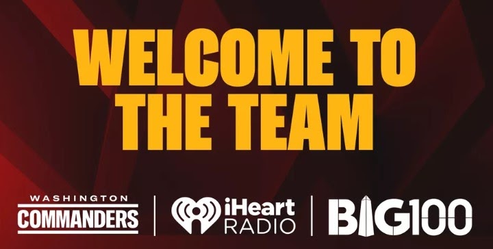 Washington Commanders Announce Three Year Audio Partnership With Iheartmedia D C Will Be Heard On Classic Rock Big 100 3 Urban Radio Nation R B Hip Hop Black Radio Media And Sports News