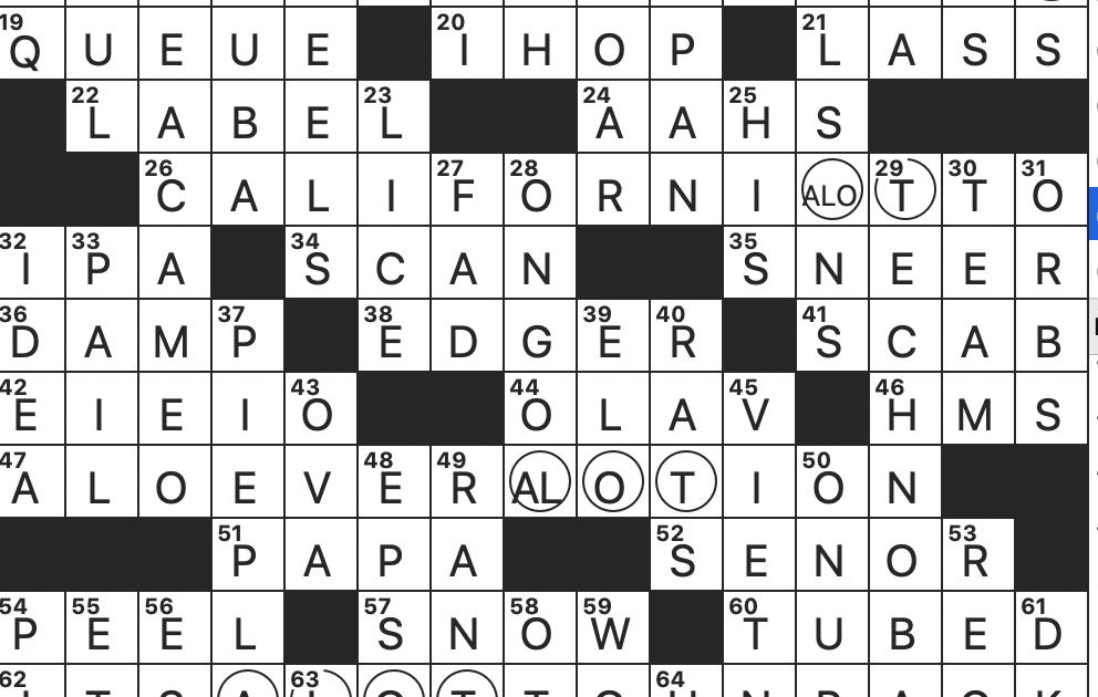 Rex Parker Does The Nyt Crossword Puzzle So Many Layers Here Or A Hint To The Circled Squares Thu 9 29 22 How Many Salsa Dancers Dance God Knows Where Casually Tweeter S