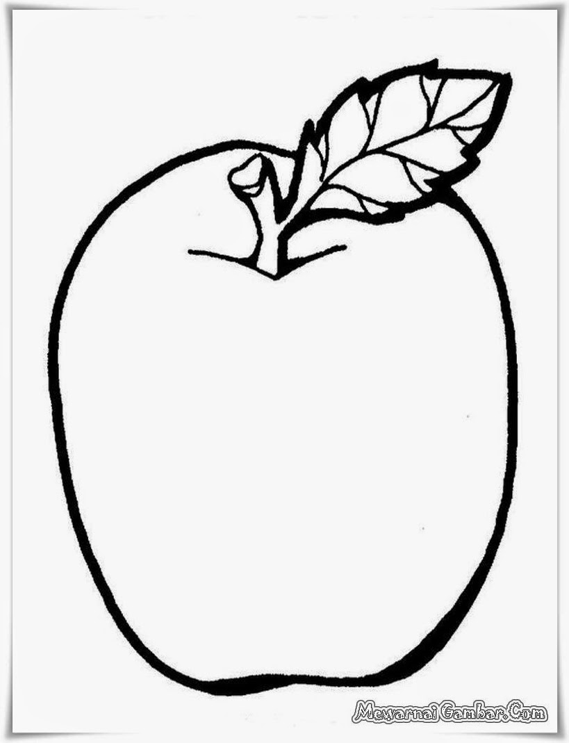 Mewarnai Gambar Buah Pdf Mewarnai q