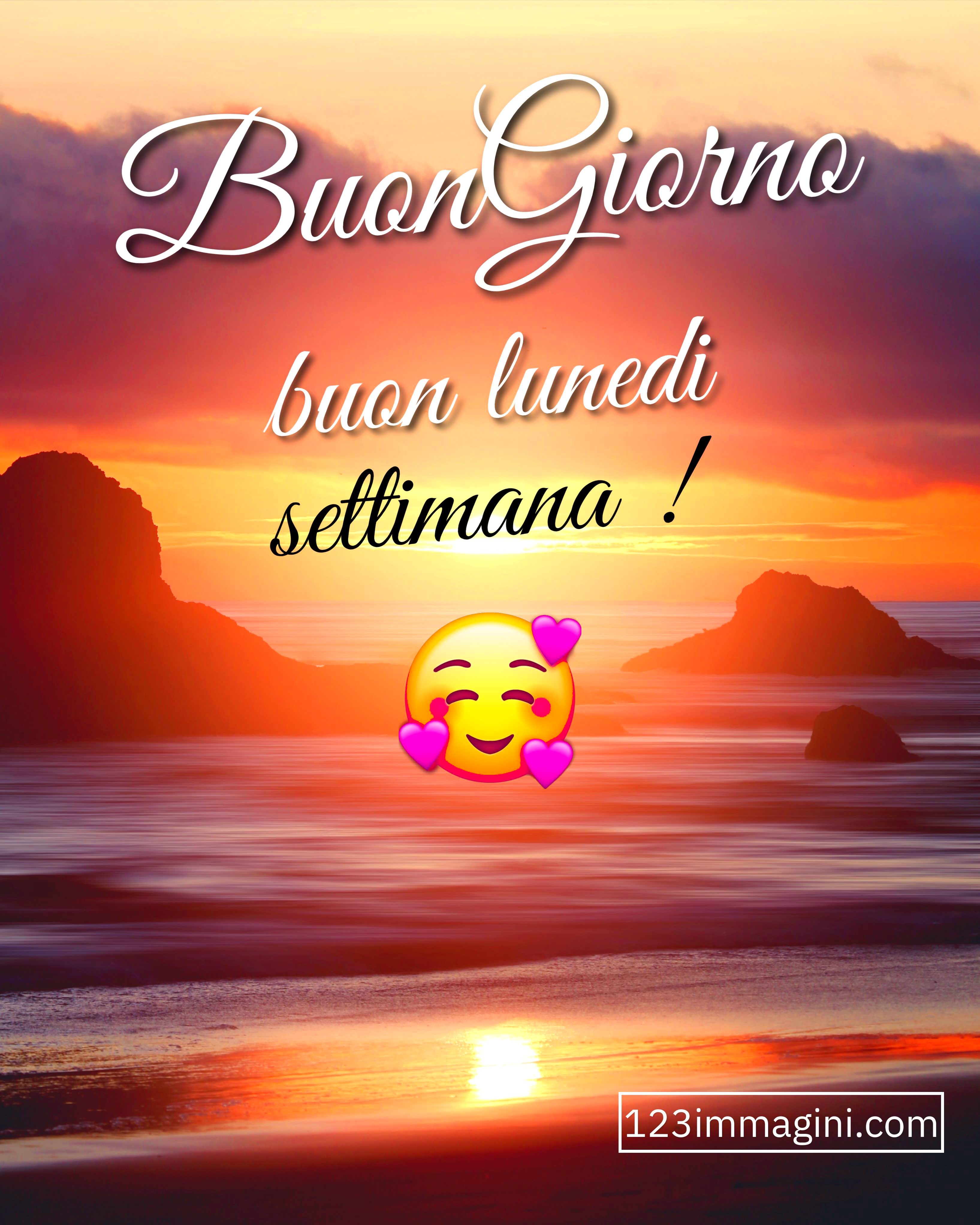 Felice Buongiorno Buon Lunedi Buon Inizio Settimana 123immagini Com