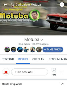 Motuba, satu-satunya group facebook yang legal secara hukum. MANTAP!!