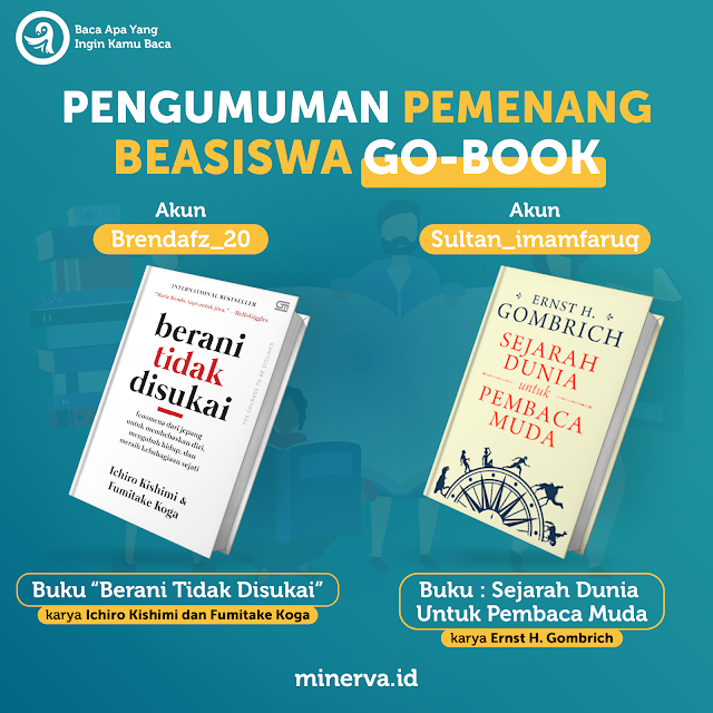 Pemenang Beasiswa Go-Book Bulan Juli
