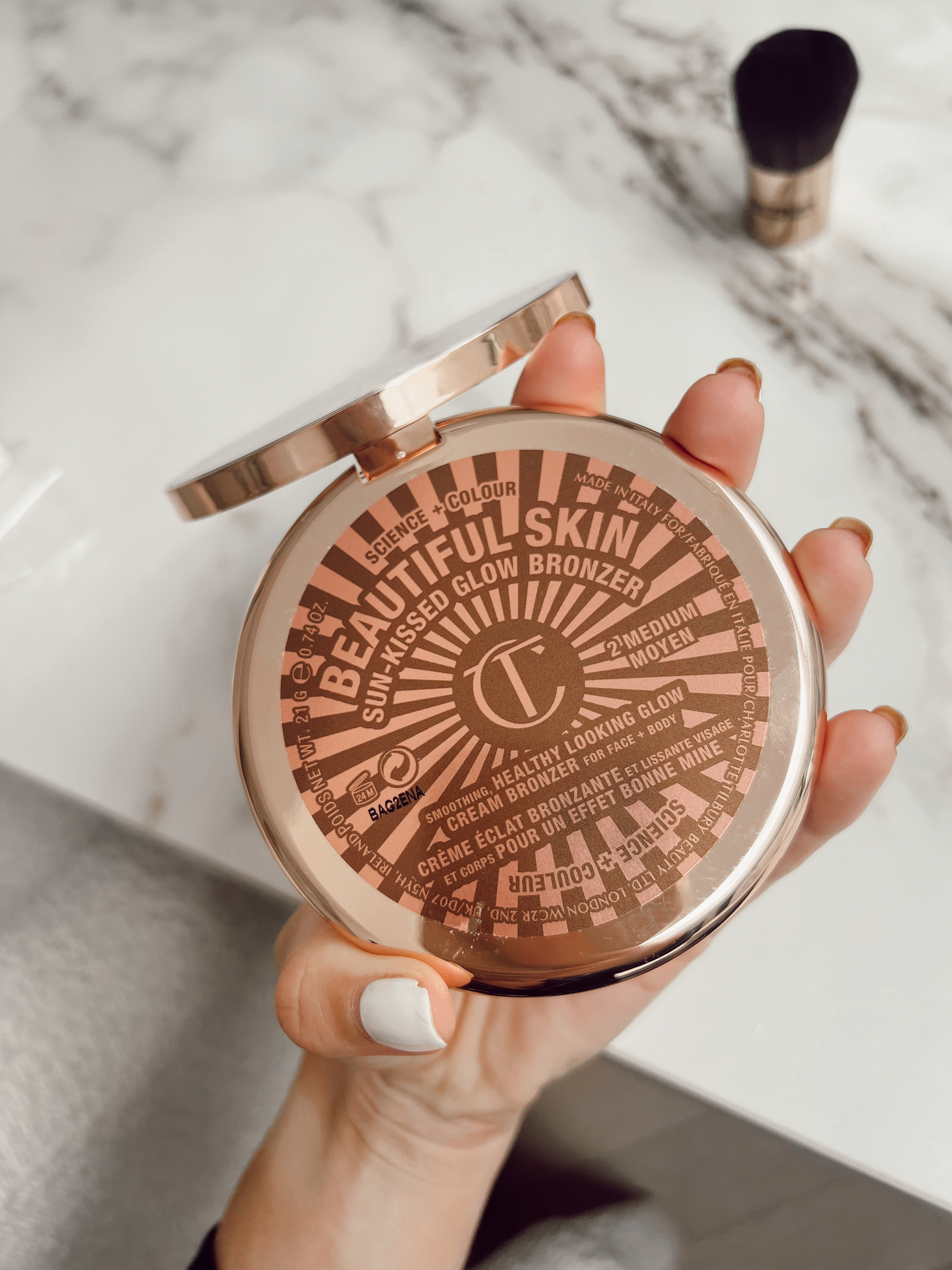 Emtalks Charlotte Tilbury Beautiful Skin Sun Kissed Glow Bronzer Review