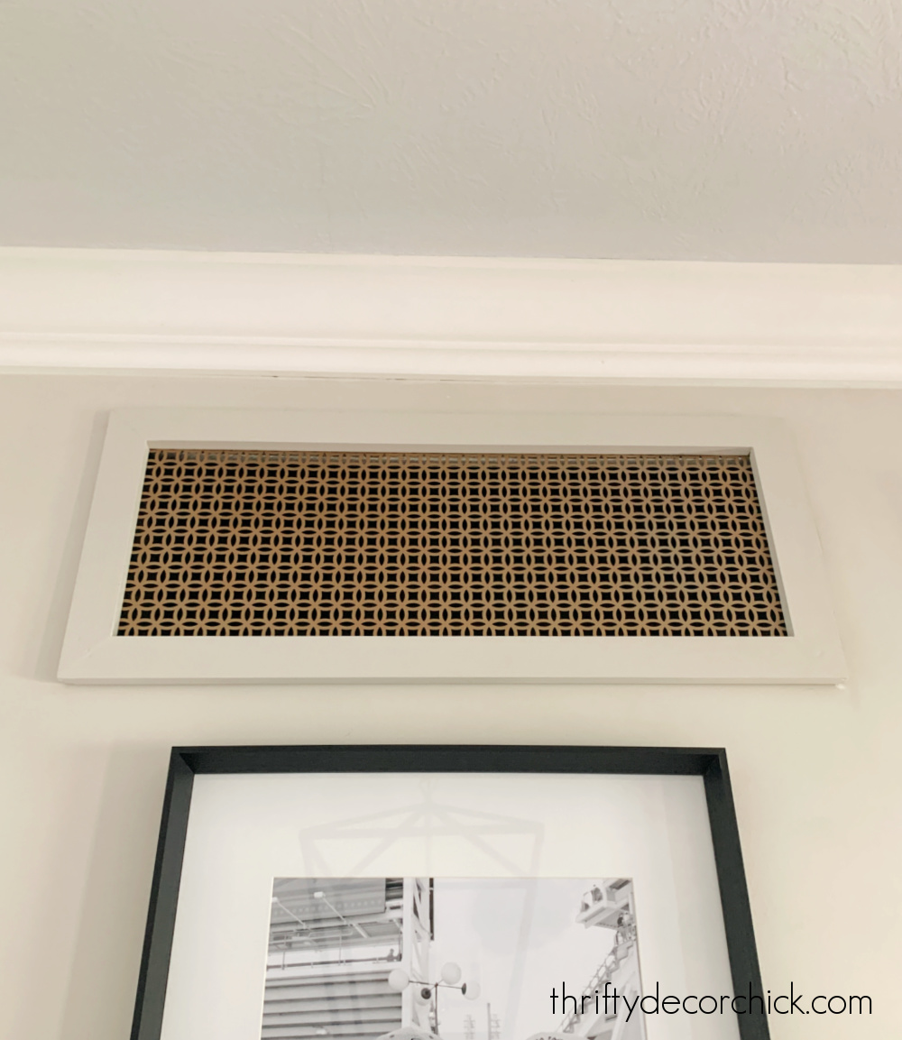 How To Make A Decorative Diy Air Vent Cover Thrifty Decor Chick Thrifty Diy Decor And Organizing