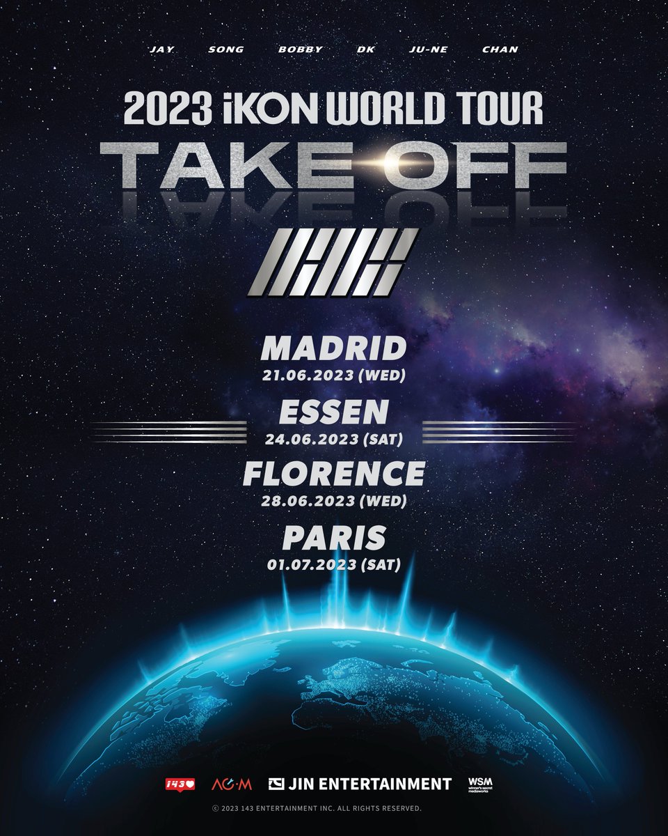 iKON TAKE OFF TOUR IN EUROPE 2023 [ENG/ESP]