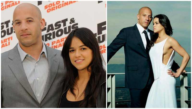 Michelle Rodriguez's ex-boyfriend Vin Diesel 