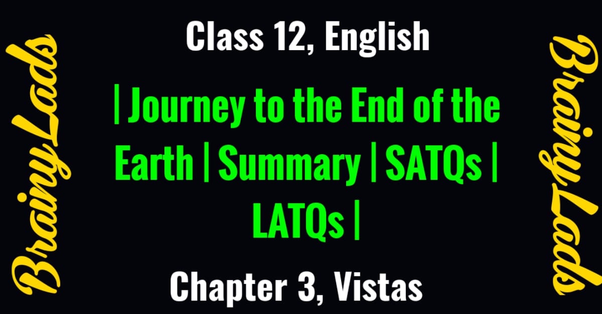 Journey to end of the earth