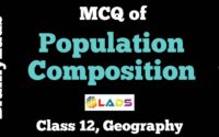 MCQ of Population Composition