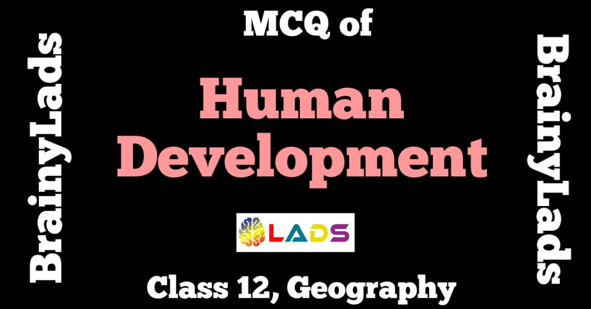 MCQ of Human Development