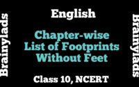 Chapter Wise List of Footprints Without Feet