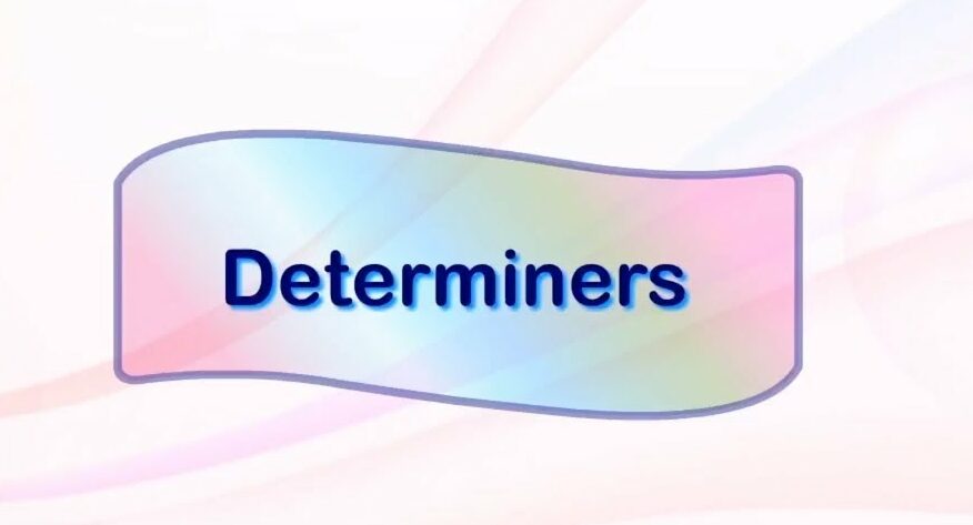 Use of Determiners in English Grammar