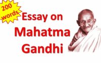 Essay on Mahatma Gandhi for Class 3