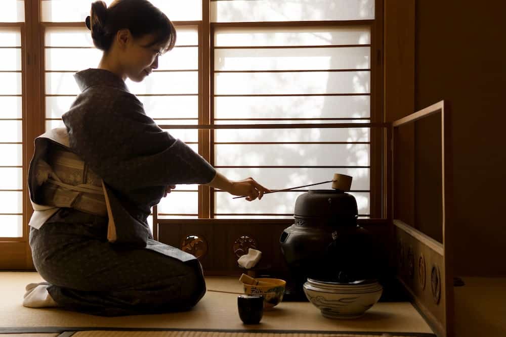 Japanese Tea Ceremony in Traditional House Kyoto