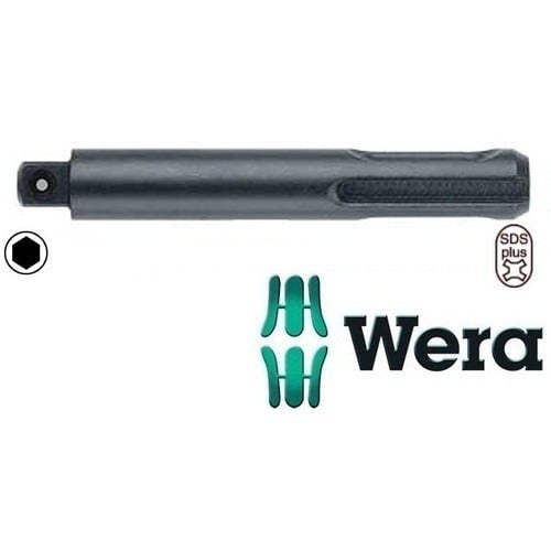 Adapter SDS-plus do nasadek 1/4'' 70mm Wera