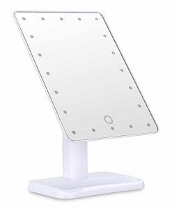 Makeup mirror with 20 led white