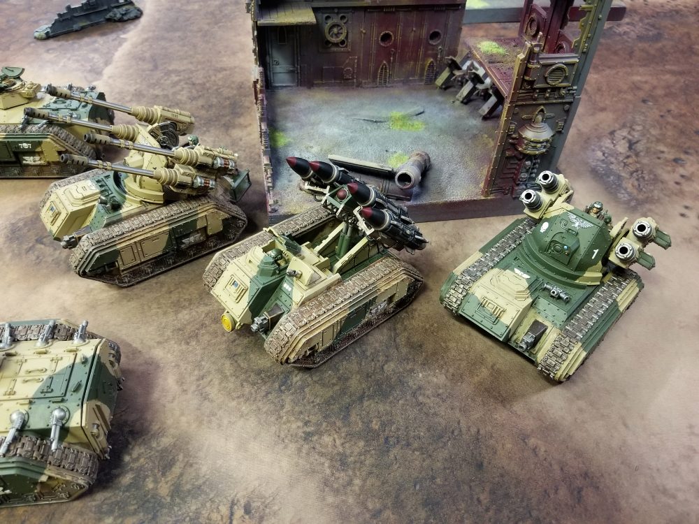 Cadian Sergeant Steel's Manticore, Wyvern and Hydra - Manticore Tactics