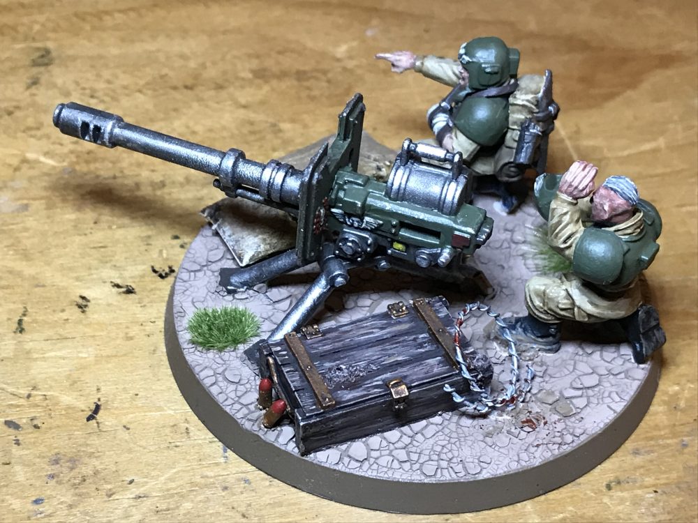 Completed ammo box and Autocannon