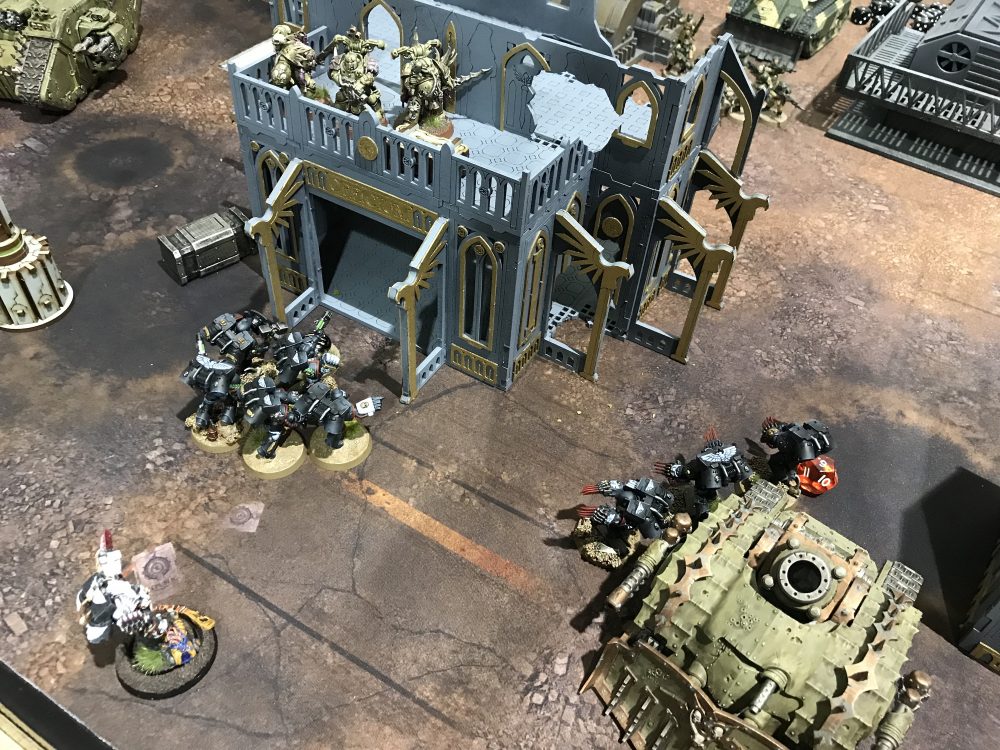 The Raven Guard try and hold the enemy objective