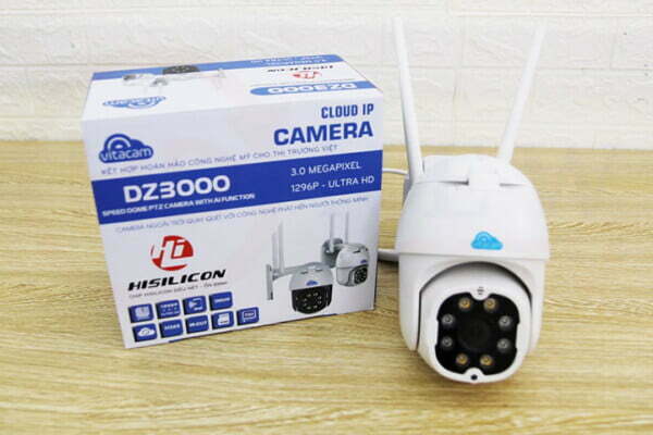 Vitacam DZ3000 - Camera IP Speed Dome PTZ 3MP (1296P) | HDnew CCTV