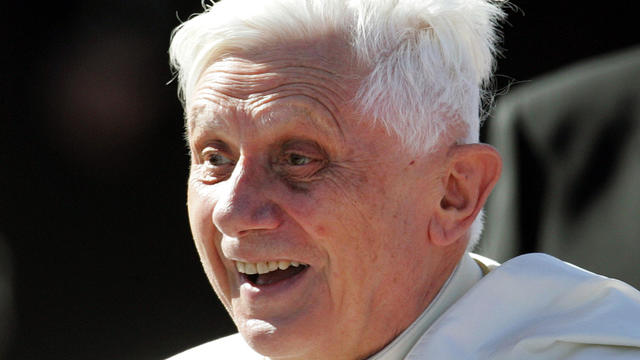Germany's Joseph Ratzinger appears at th 