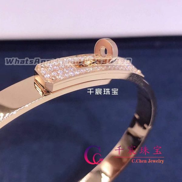 Hermès Kelly bracelet Rose gold small model H110013B 00SH