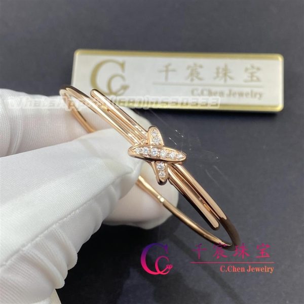 Chaumet Paris Jeux De Liens Bracelet Rose Gold, Diamonds 081776