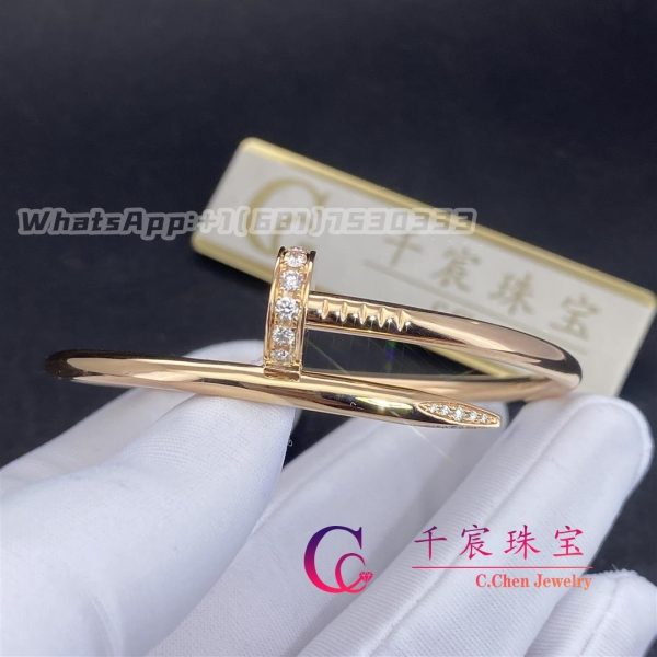 Cartier Juste Un Clou Bracelet Rose Gold And Diamonds B6048517