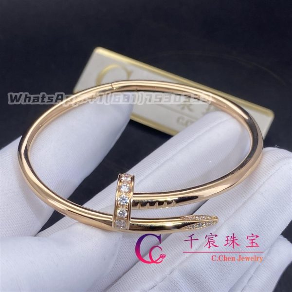 Cartier Juste Un Clou Bracelet Rose Gold And Diamonds B6048517
