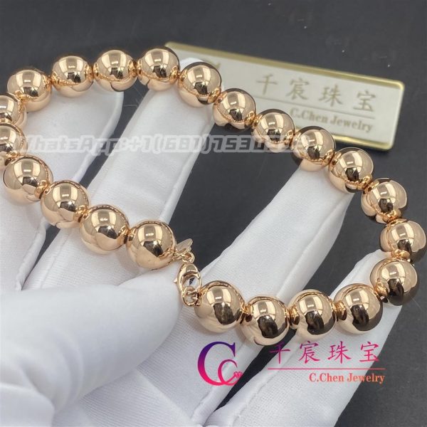 Tiffany HardWear Ball Bracelet in Rose Gold 10mm 60154619