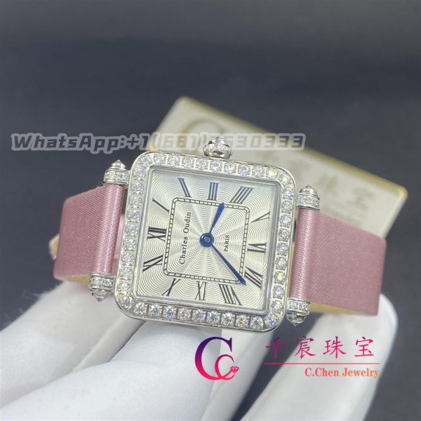 Charles Oudin Pansy Retro Pink Straps Watch Medium – 24mm