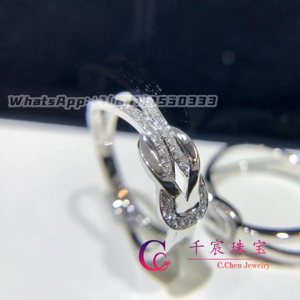 Fred Chance Infinie Ring Medium model white gold and diamonds 4B0866