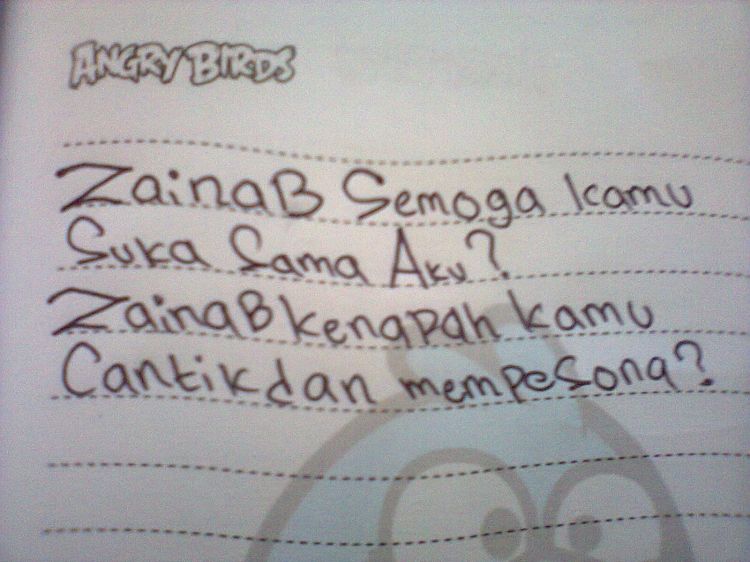 14 Contoh Surat Cinta Alay Untuk Kakak Kelas Kumpulan Contoh Surat