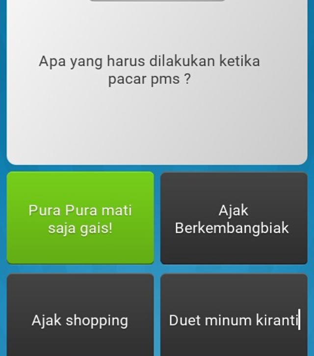 Pertanyaan Lucu Kahoot