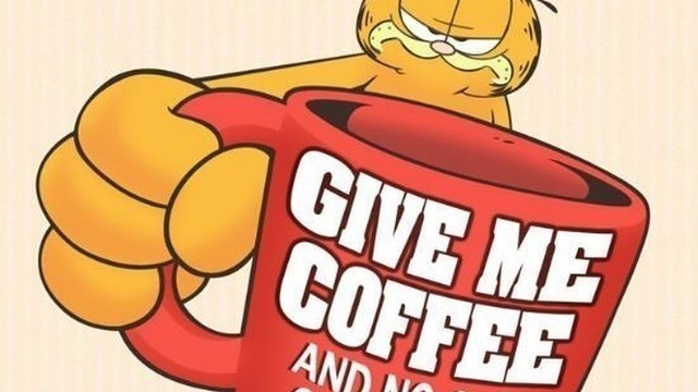 Gambar Kartun Lagi Ngopi