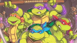 Boxart with all four turtles