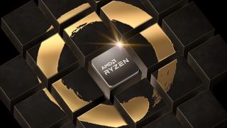 AMD Ryzen CPU in Zen logo