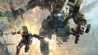 Titanfall wallrunning but the pilot is master chief.