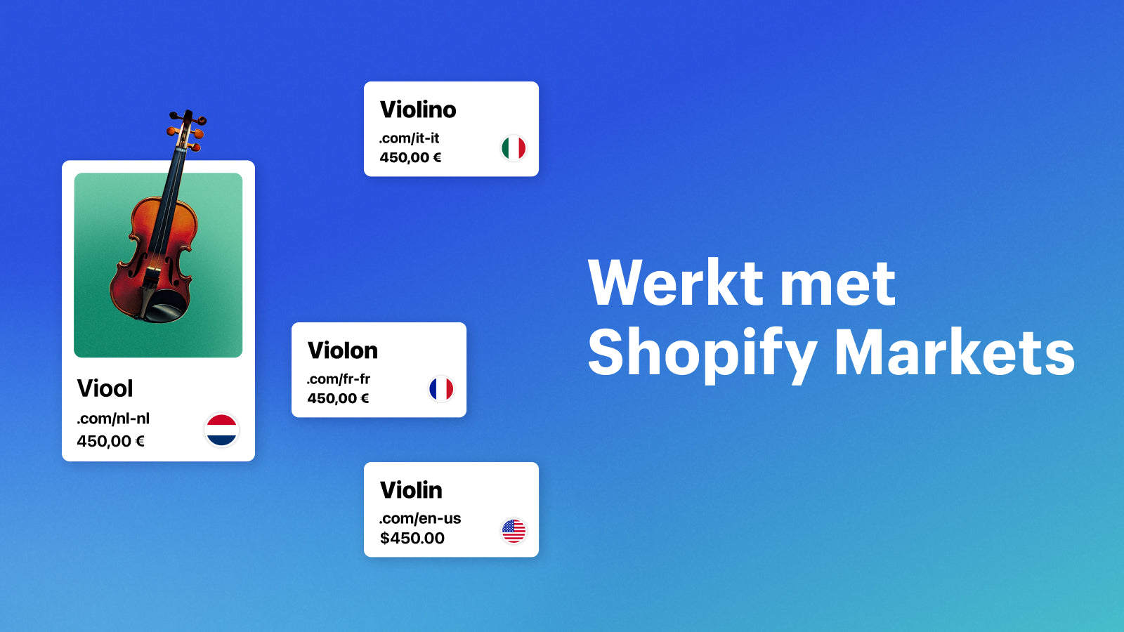 Werkt met Shopify Markets