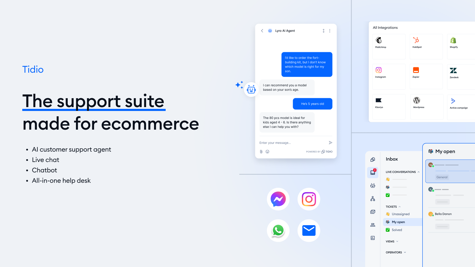 The customer support platform made for ecommerce