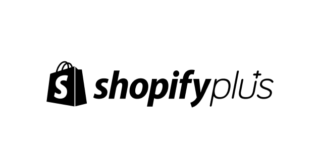 The Shopify Plus logo on a light background.